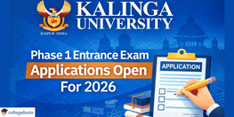 Kalinga University Phase 1 Entrance Exam Applications Open